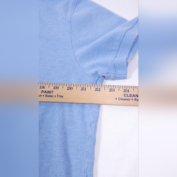 Nautica Classic Fit Women's Golf / Polo Shirt Size Large Baby Blue - Picture 8 of 10